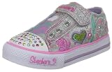 SKECHERS 10192N BRITE WING SILVER MULTI GIRLS SNEAKERS Size 10M