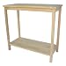 Unfinished Console Table