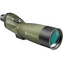 BARSKA Blackhawk 20-60x60 Waterproof Straight Spotting Scope w/ Tripod, Soft Carry Case &amp; Premium Hard Case
