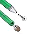 H&T(TM) Second Generation Fine Point Stylus with Two Tip [2 in 1] for Ipad, Ipad Air, Ipad Mini, Iphone, Samsung Galaxy, Nexus, Lg G Pad, HTC and Other Touch Screen Devices (Green)