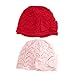 Tou Baby Girl's Winter Hats Crochet Hats Christmas Bowknot Hats Pink and Red