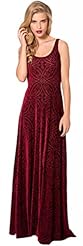 Sexy General Print Lace Velvet Party Dress 