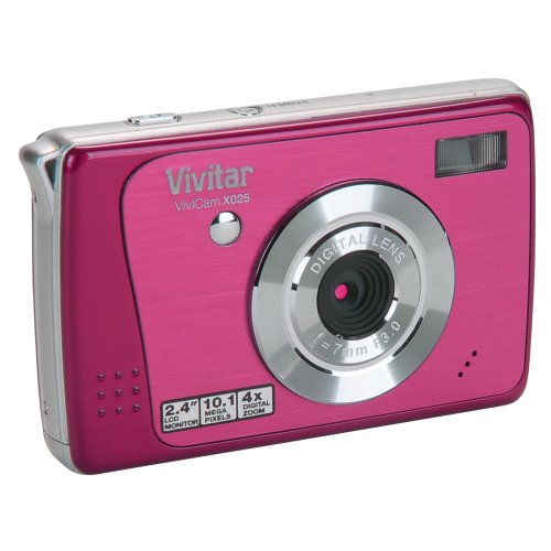Vivitar ViviCam 10.1MP Digital Camera - Pink (VX025PK)