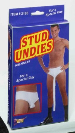 Stud Undies Stud Underwear Funny – For That Special Guy- Adult Gag Gift Joke – Well Hung Hilarious!