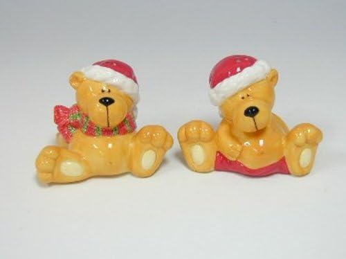 Cute Santa Teddy Bears S/P Salt & Pepper Shakers