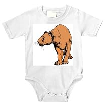 Onesie with africa, walking, lion, cat, whiskers