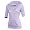 www.strandtaschen.com - Vacuum Langarmshirt Kapuze Frauen wei� lila