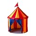 IKEA Spielzelt Kinderzelt "Cirkustält" zusammenfaltbares Zirkuszelt in 100 x 120 cm - WASCHBAR