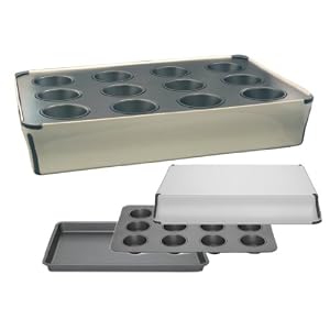 Bake Porter 56GRY-S 3-Piece Bakeware Set, Grey by 