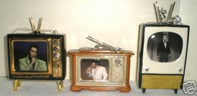Bradford Exchange Elvis Presley TV Christmas Ornament Set