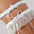 Beach Collection Garter - White