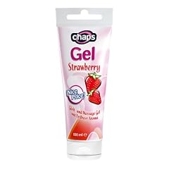 MedDevice chaps Strawberry Gleitgel und Massagegel 100ml mit Erdbeer-Aroma