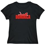 T-Shirt Womens Black   Lying Female SILHOUETTE Dominica   ulo no encontrado Large