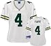 Brett Favre White Reebok Premier Green Bay Packers Women's Jersey - Medium