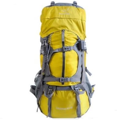 EVa 45 + 5L with rain cover travel shoulders mountaineering bag travel backpack leisure backpack , Orange