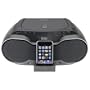 iLive Portable Music System with CD Player and Dock for iPod (Black)