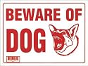 9'' X 12'' Beware Of Dog Sign- Case of 480