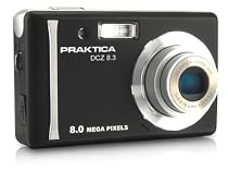 Praktica Digitalkamera DCZ 8.3 (8 Megapixel, 3-fach opt. Zoom, 6,9 cm (2,7 Zoll) Display) schwarz