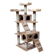 Kitty Mansions Bel Air Cat Tree Beige