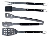 Brinkmann 9030 4-Piece Stainless-Steel Barbecue Tool Set