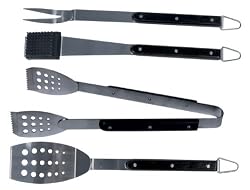 Brinkmann 9030 4-Piece Stainless-Steel Barbecue Tool Set