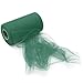KING DO WAY TULLE Roll Spool 6''x50yd(6''x150') Wedding Party Decor,Atrovirens