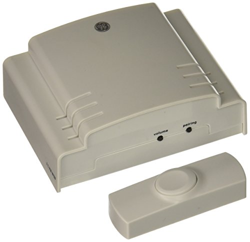 GE 19248 8-Melody Battery-Operated Chime with Pushbutton