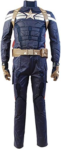 The Winter Soldier Costume Steve Rogers Cosplay Halloween Uniform Medium