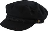 Brixton Black Twill Fiddler Hat/Cap