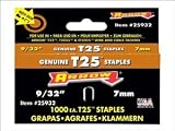 Arrow Fastener 25932 9/32-Inch T25 Staples (1000-Pack)