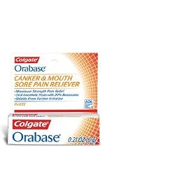 Colgate Orabase B Paste With Benzocaine for relief of Canker sores - 5 Gm