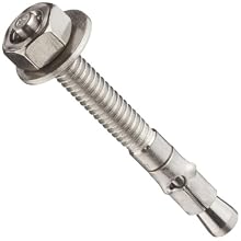 Type 316 Stainless Steel Ultrawedge Anchor 1/2-13" Diameter x 7" Length (Pack of 25)