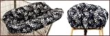 Cuter Than A Duck's Butt Shopping Cart Cover Black Skulls | Baby Grocery Cart Cover