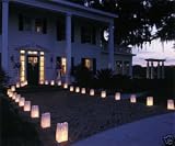 Quality UK Wedding Supplies 10 Pack Stars White Paper Lantern Candle Bag