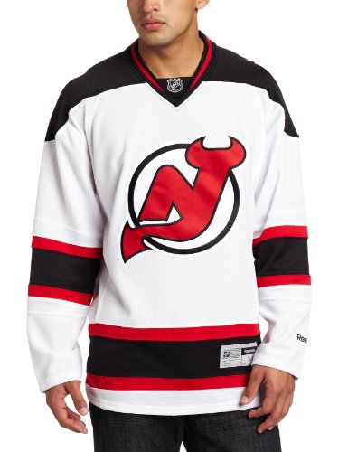 NHL Men's New Jersey Devils Reebok Edge Premier Team Jersey - 7185A5W6Hpjnjd (White, Medium)