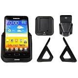 AVANTO Lot DUAL Duo USB Station d'accueil Samsung Galaxy Note N7000 / GT-I9220 avec support +compartiment batterie + USB C�ble de Donn�es + chargeur Adapteur � secteur USB