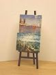 Miniature Art Easel with 2 Unframed Prints