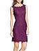 Berydress Women's Slimming Lace Cocktail Party Dress (US4, Purple)