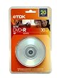 TDK Electronics DVD-R14RGACB20 8CM Mini DVD-R 20 Pack TDK Electronics DVD-R14RGACB20 8CM Mini DVD-R 20 Pack