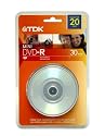 TDK Electronics DVD-R14RGACB20 8CM Mini DVD-R 20 Pack