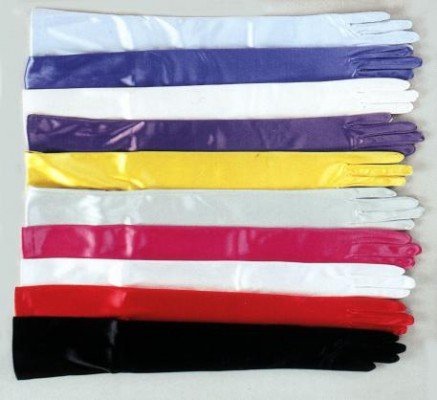 Gala Handschuhe -schwarz-