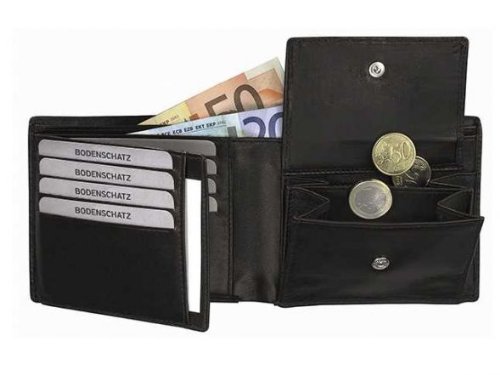 Bodenschatz Brieftasche Geldb&ouml;rse schwarz