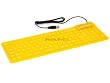 Flexible Water Proof Keyboard - Yellow