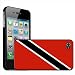 Trinidad And Tobago Flag Hard Case Clip On Back Cover For Apple iPhone 4 4S