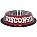 Wisconsin Badgers Stainless Steel Pet Bowl