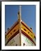 Close up of the Prow of a Traditional Painted Fishing Boat, Albufeira, Algarve, Portugal Collections Framed Art Poster Print by Fraser Hall, 31x39