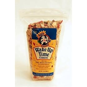 Agi's Raw Food All Natural Breakfast Cereal-Wake Up Time-24 Oz- Pearl Barley Cereal for Vegan/Vegetarian/Living Food Diet