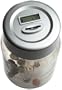 Perfect Solutions Digital Coin Counting Money Jar