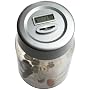 Perfect Solutions Digital Coin Counting Money Jar