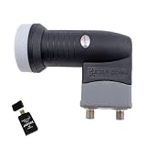 STAR COM SR-3602 CIRCULAR DUAL LNB Plus AGPtek USB 2.0 All-in-one Card Reader